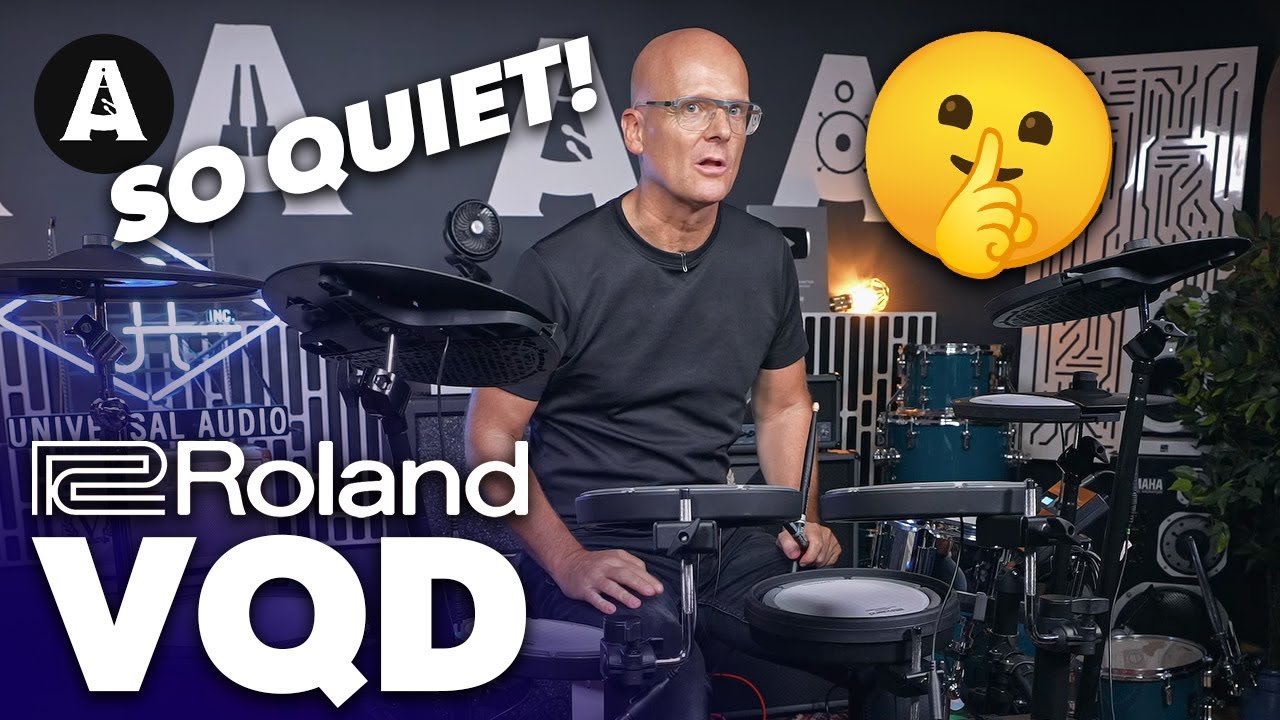 The Perfect Quiet Practice Experience - Roland VQD V-Drums - YouTube