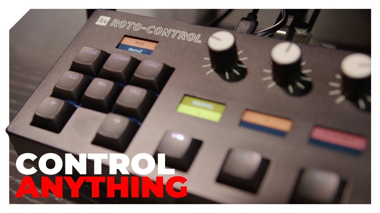 Could Melbourne Instruments' ROTO Control revolutionise software and hardware control? - YouTube