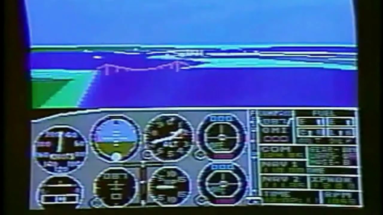 1982 (1984) Microsoft Flight Simulator trailer - YouTube