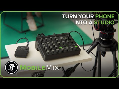 Mackie introduces MobileMix Smartphone and DSLR Camera Mixer