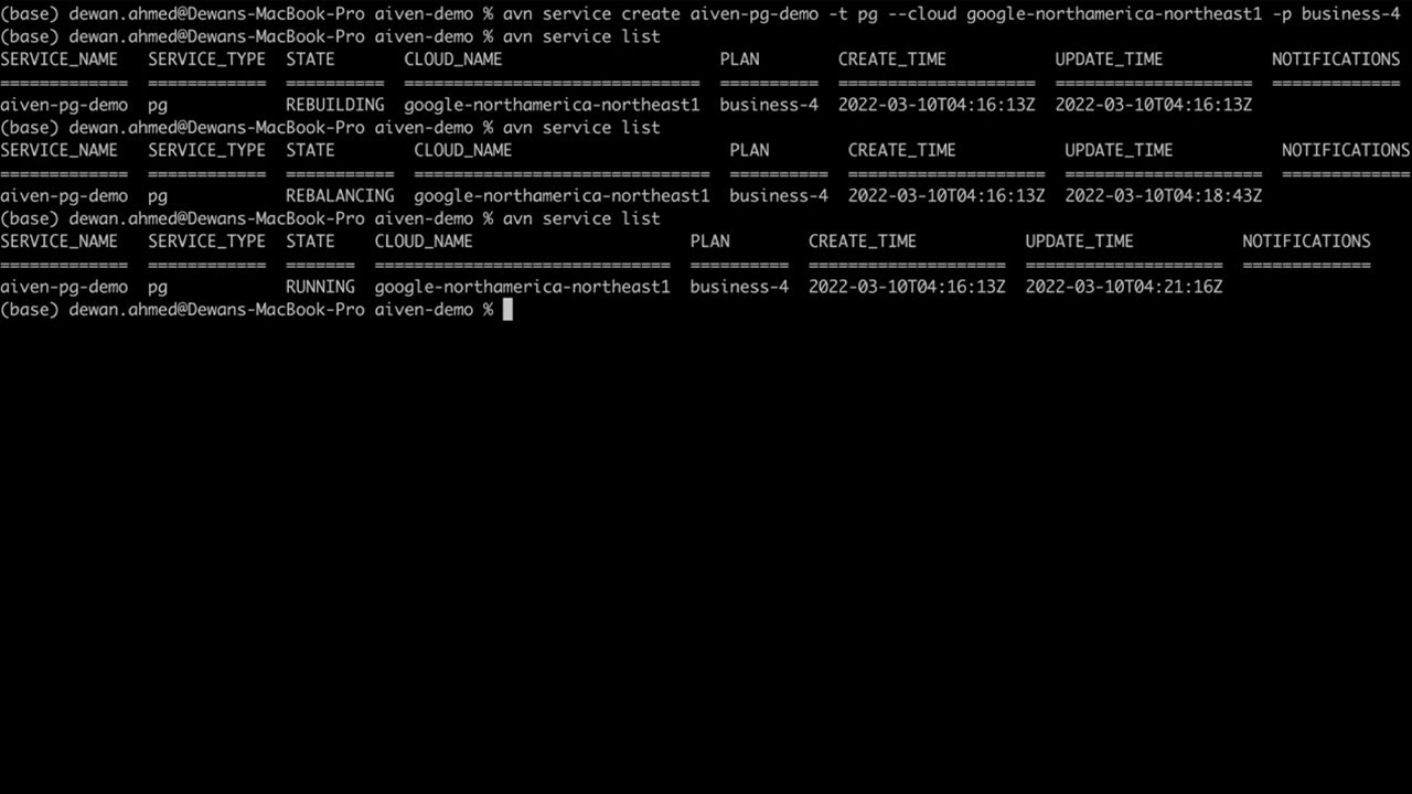 How to manage Postgres